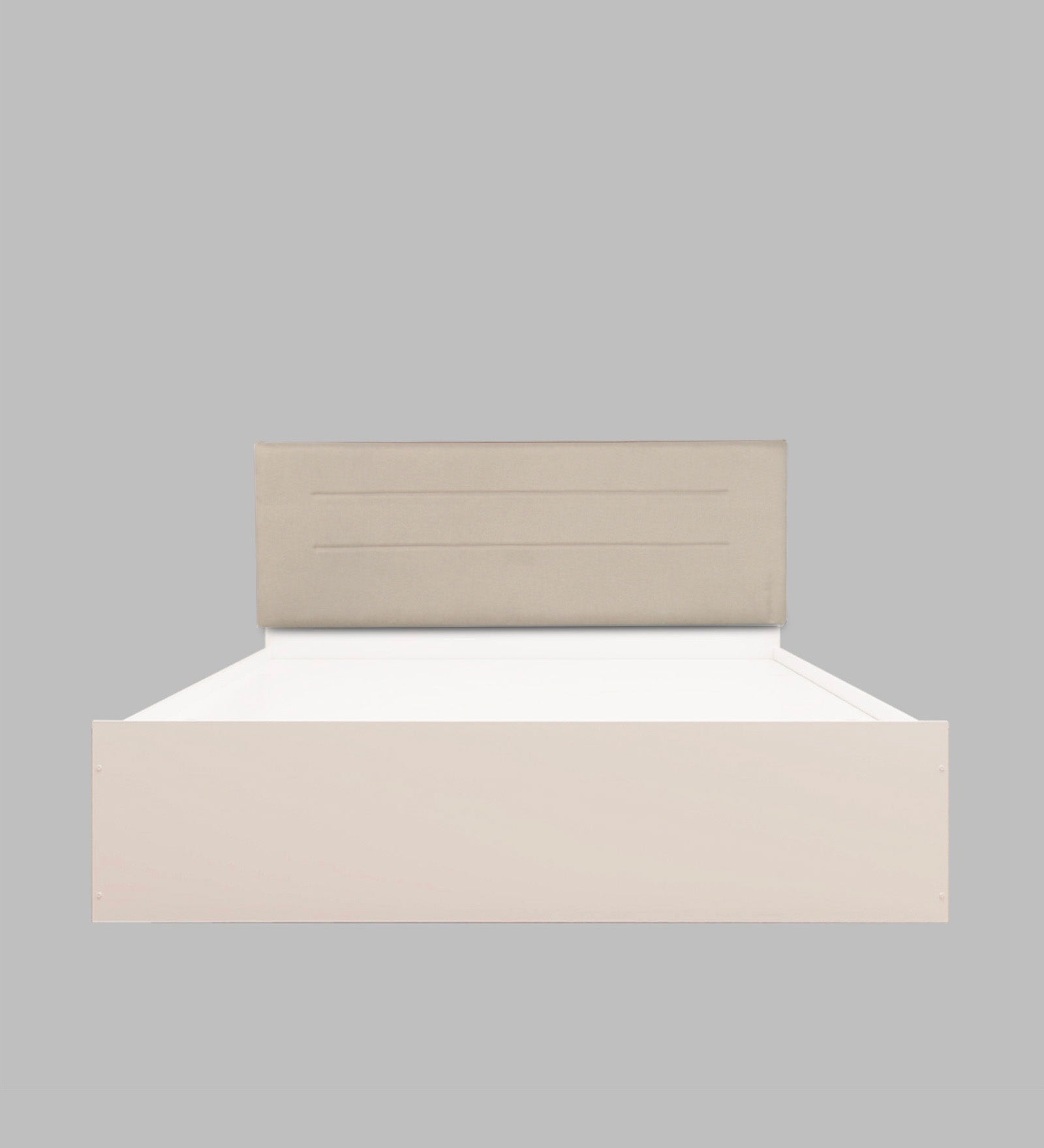 Bakhti Bed With Premium Leatherette Fabric And Box Storage - Queen Bed