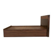 Eurotas Rattan Solidwood Headbord Queen Bed With Box Storage (Non-Woveen)