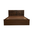 Hera Solidwood Headbord Queen Bed With Box Storage (Non-Woveen)