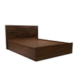 Taygete Solidwood Headbord Queen Bed With Box Storage (Non-Woveen)