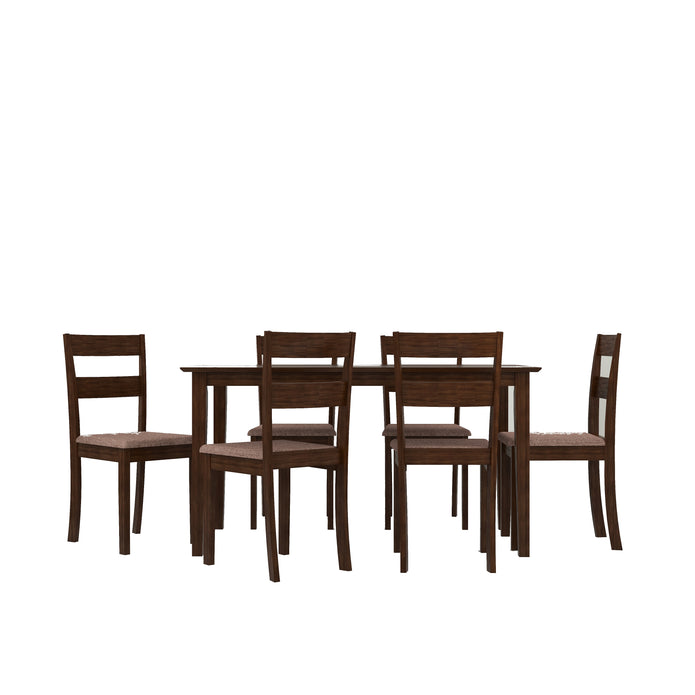 Dallas 6 Seater Solid Wood Dining Set