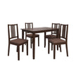 Houston 4 Seater Solid Wood Dining Set