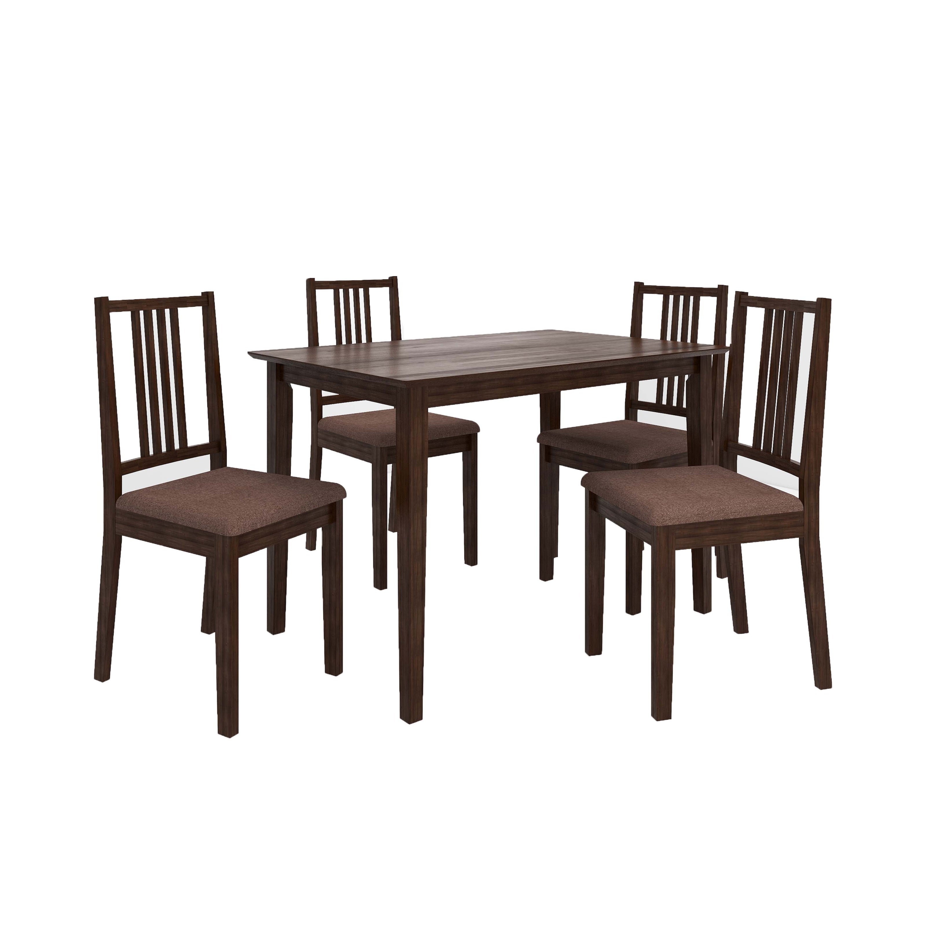 Houston 4 Seater Solid Wood Dining Set