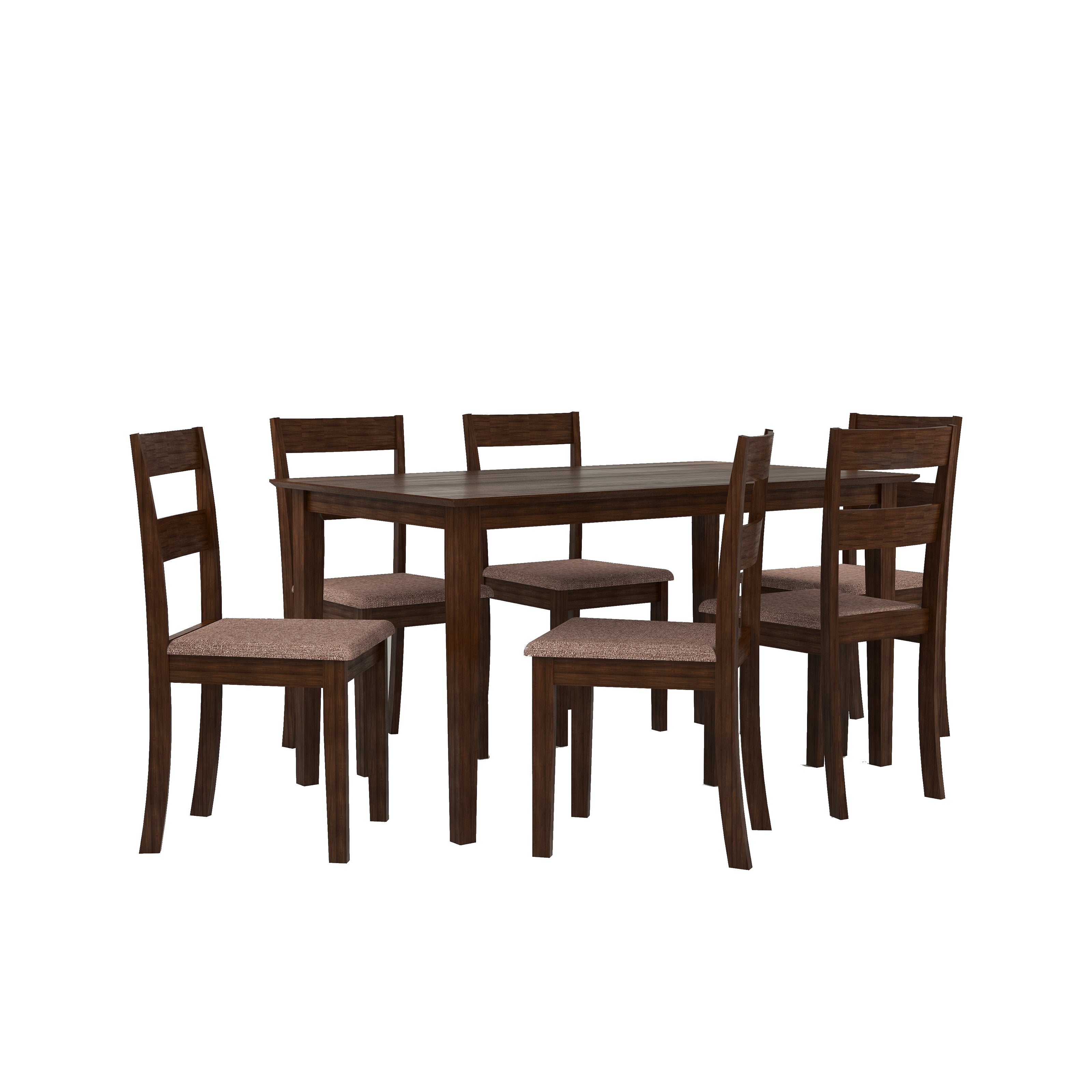 Dallas 6 Seater Solid Wood Dining Set