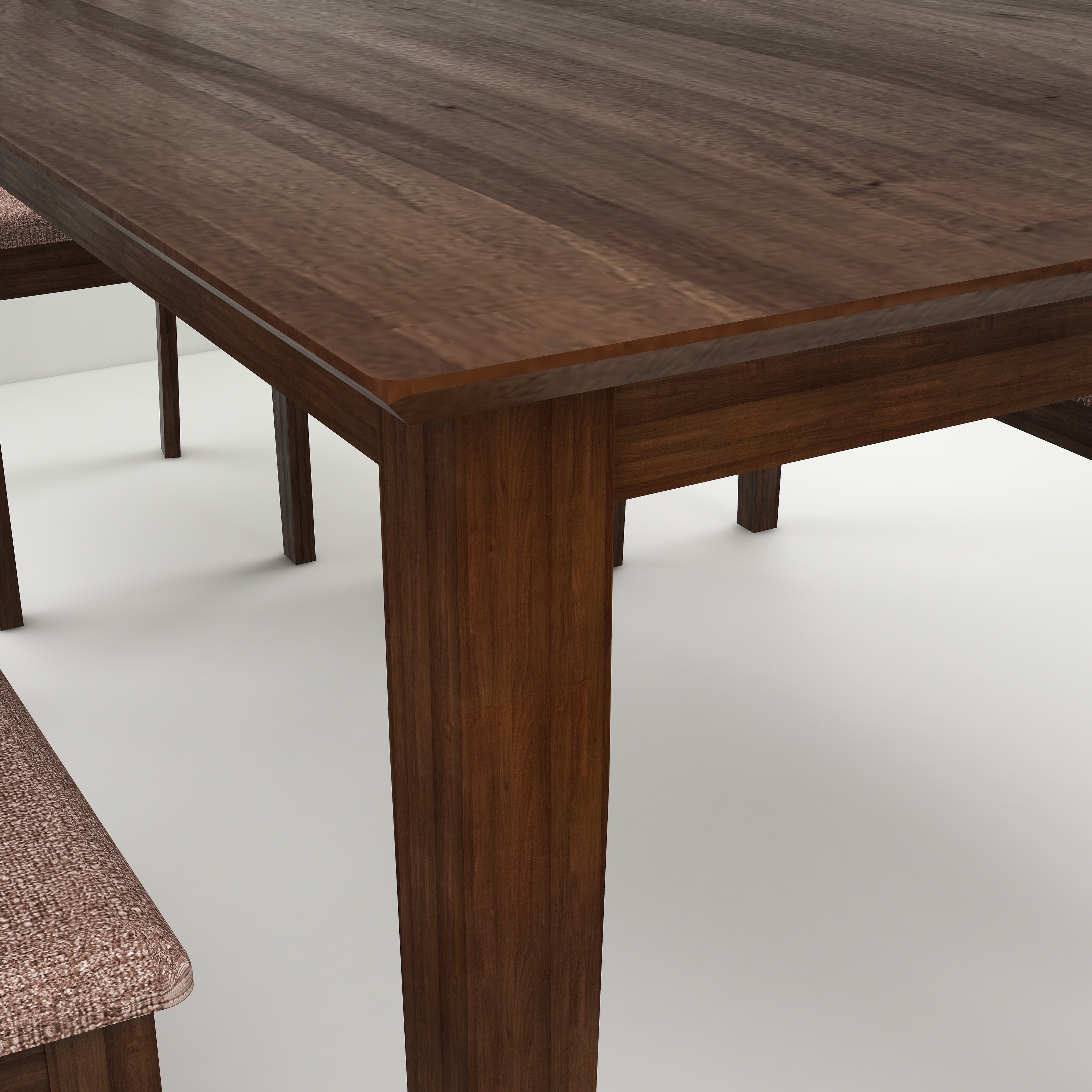 Monterey 6 Seater Solid Wood Dining Set With Bench