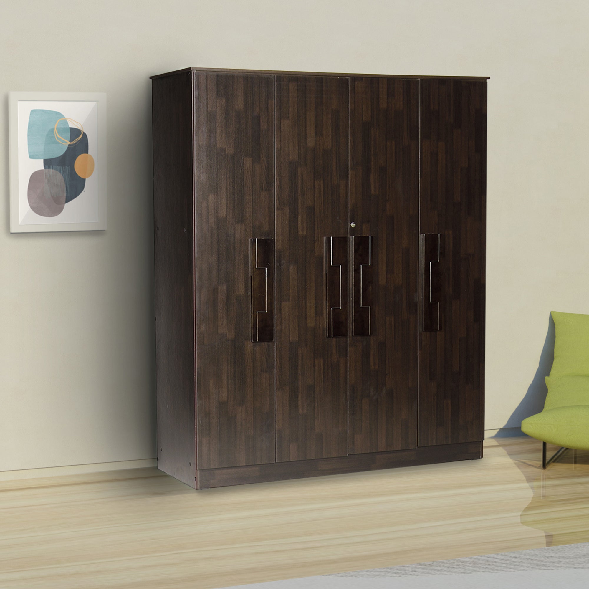 Poena 4 Door Wardrobe