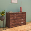 Yuko Chest Of 8 Drawers In Columbia Walnut