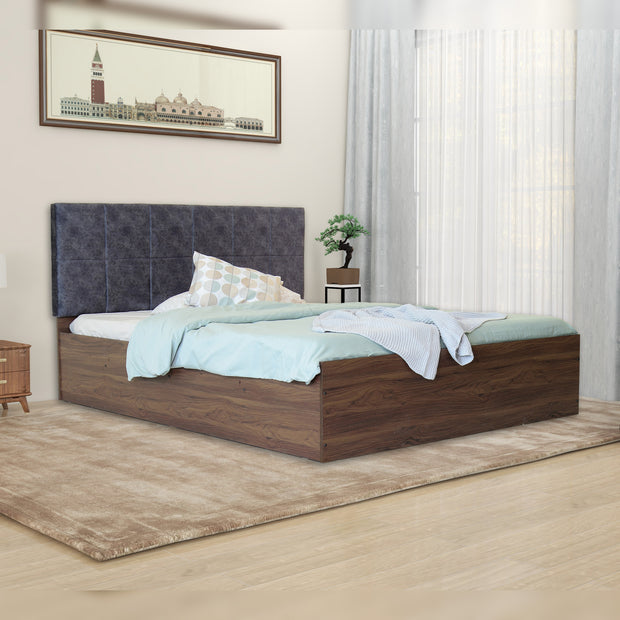 Prana Bed With Premium Leatherette Fabric And Box Storage - Queen Bed