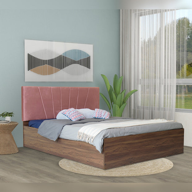 Viveka Bed With Premium Leatherette Fabric And Box Storage - Queen Bed