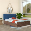 Mudra Bed With Premium Leatherette Fabric And Box Storage - Queen Bed