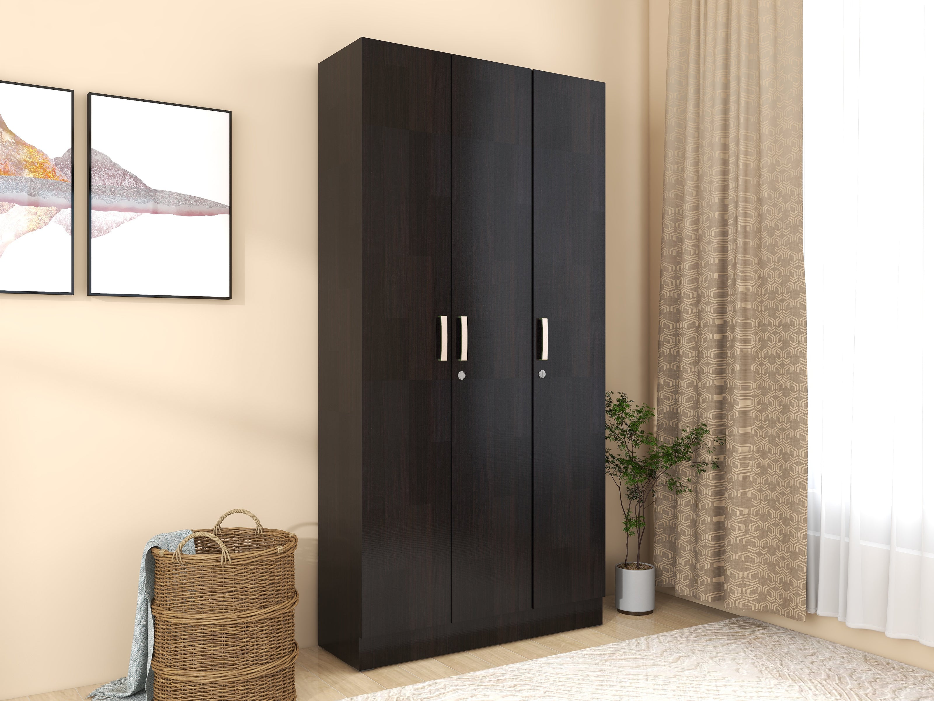 Kenzou 3 Door Wardrobe