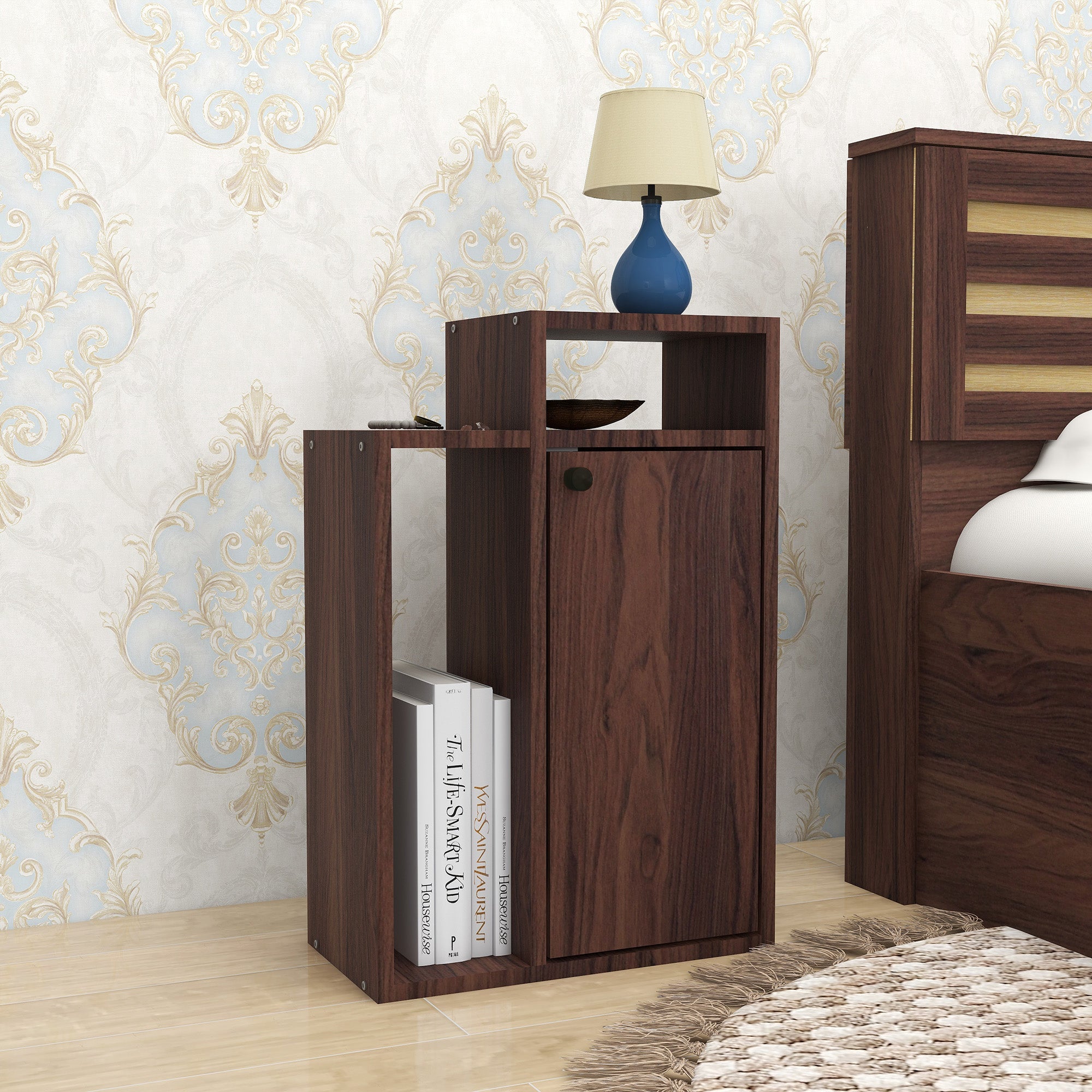 Akari Storage Bed Side Table