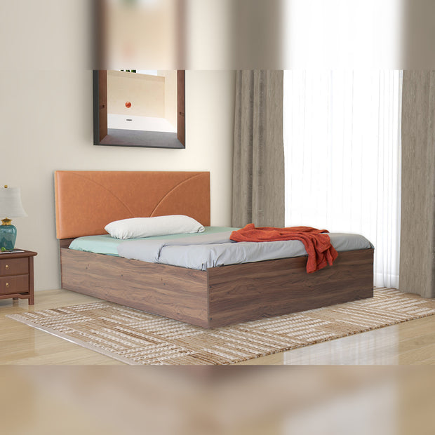 Tada Bed With Premium Leatherette Fabric And Box Storage - Queen Bed