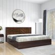 Hera Solidwood Headbord Queen Bed With Box Storage (Non-Woveen)