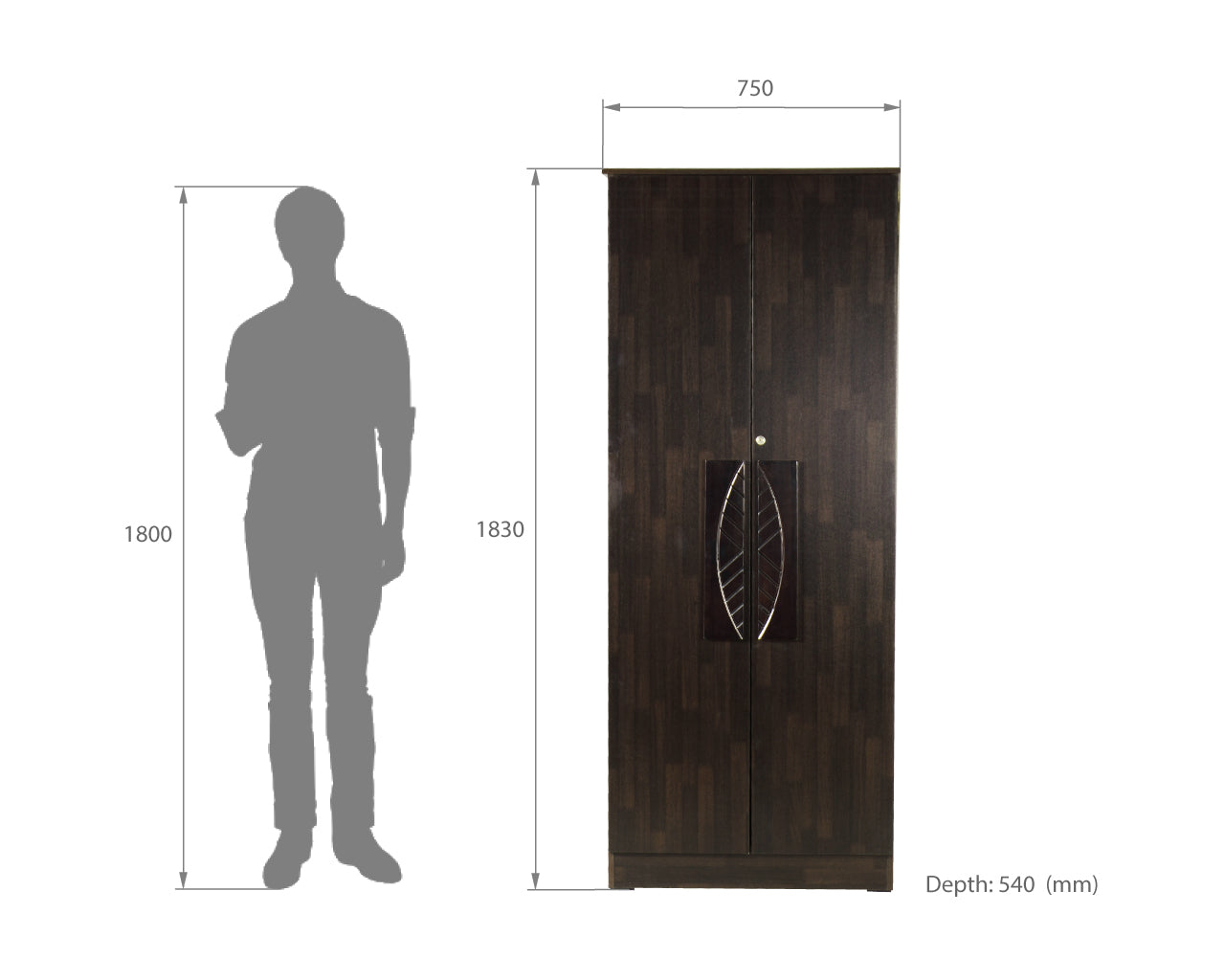 Litae 2 Door Wardrobe