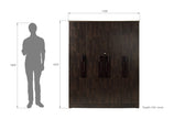 Poena 4 Door Wardrobe