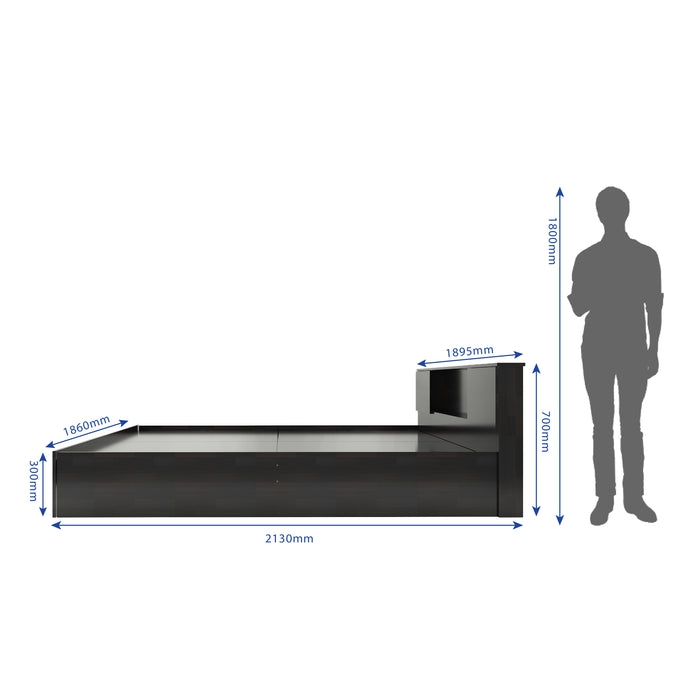 Hideki Goldline Bed With Box Storage  (Non-Woveen)