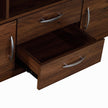 Yuko Tv Unit With Two Drawers In Columbia Walnut