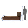 Taygete Solidwood Headbord Queen Bed With Box Storage (Non-Woveen)