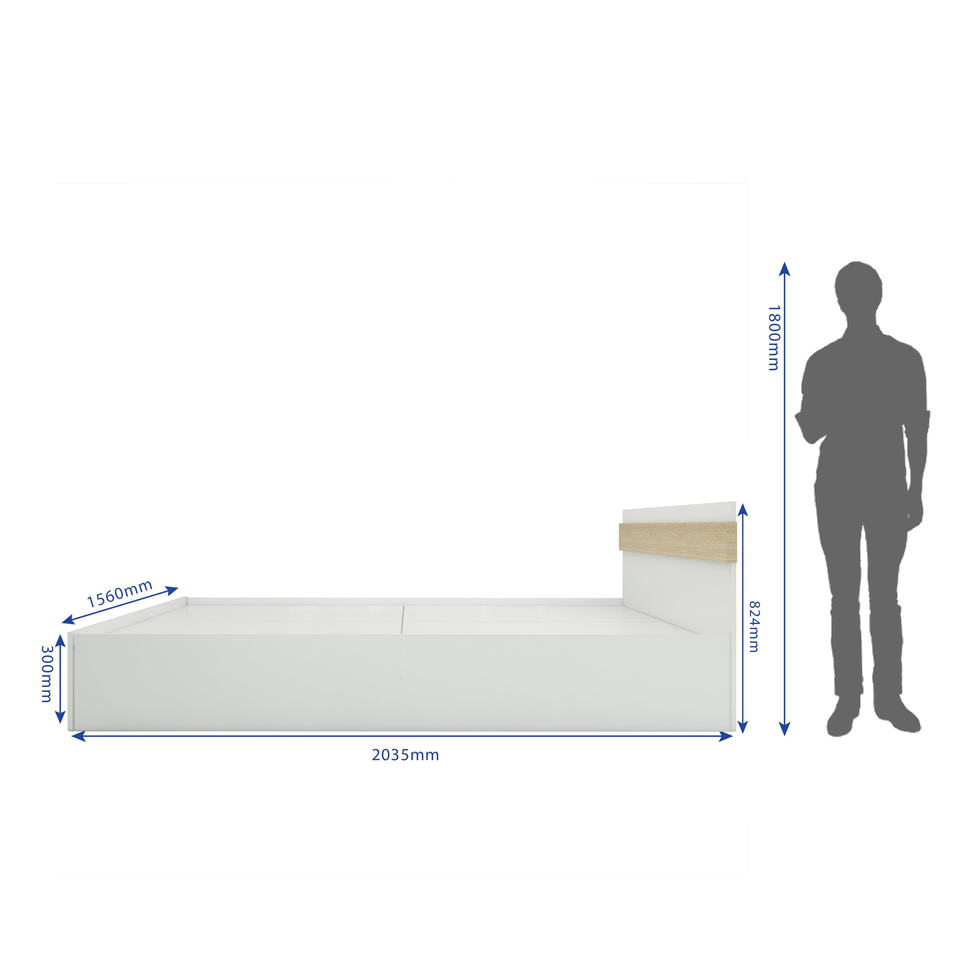 Joben Bed With Box Storage (Non-Woveen)