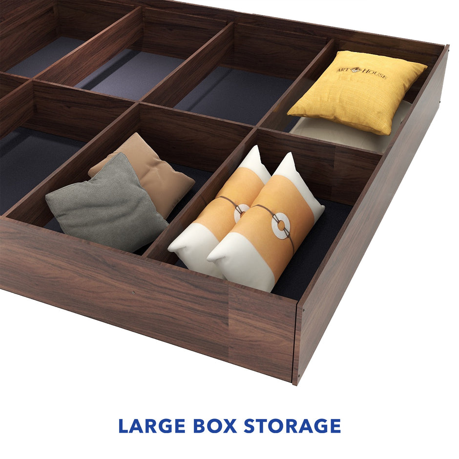 Kuruma Bed With Box Storage (Non-Woveen)