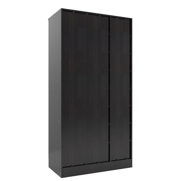 Ren 3 Door Wardrobe With Rattan