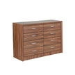 Yuko Chest Of 8 Drawers In Columbia Walnut