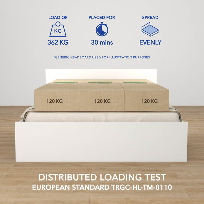Alder Bed With Premium Fabric And Box Storage - King Bed