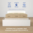 Alder Bed With Premium Fabric And Box Storage - King Bed