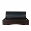 Shinju Queen Size Upholstered Bed With Drawer Storage In Wenge