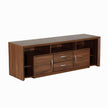 Yuko Tv Unit With Two Drawers In Columbia Walnut