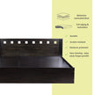 Erinnyes Solid Wood Headboard Bed