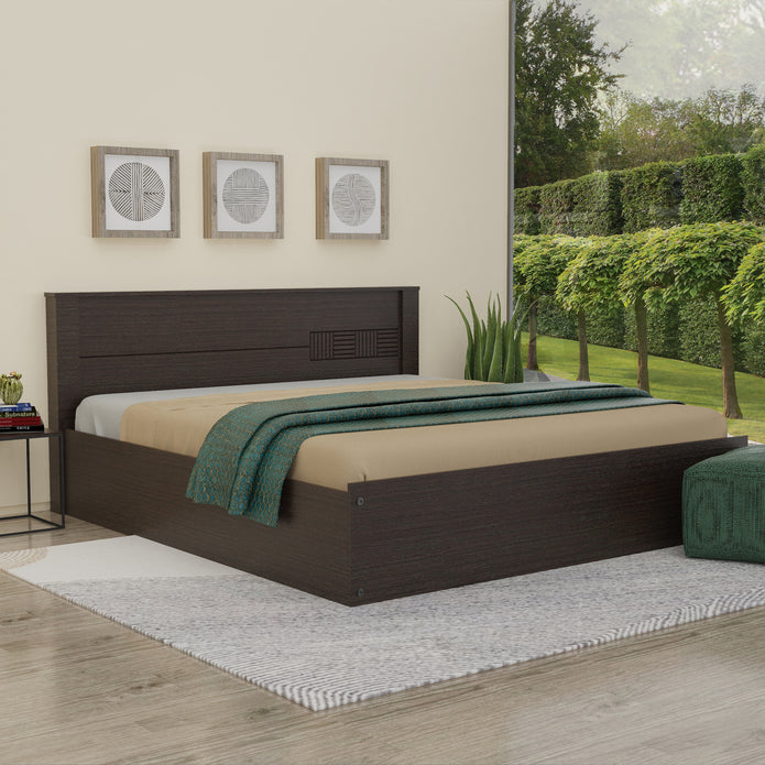 Aglaea Solid Wood Headboard Bed