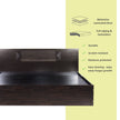 Aidos Solid Wood Headboard Bed