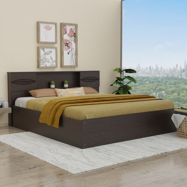 Aegiale Solid Wood Headboard Bed