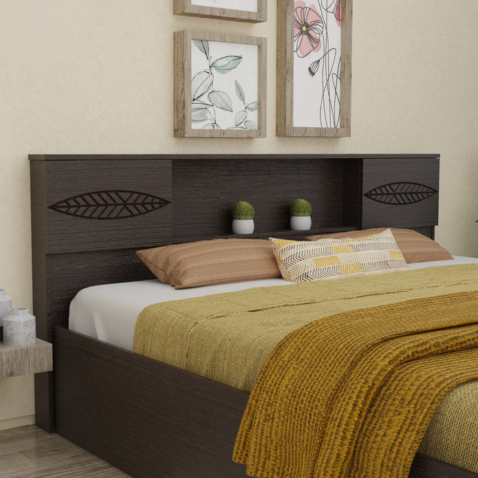 Aegiale Solid Wood Headboard Bed