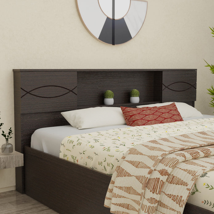 Euthenia Solid Wood Headboard Bed