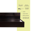 Machai Solid Wood Headboard Bed