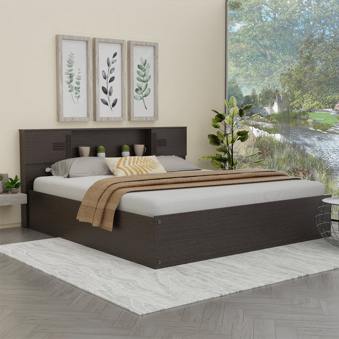 Graeae Solid Wood Headboard Bed