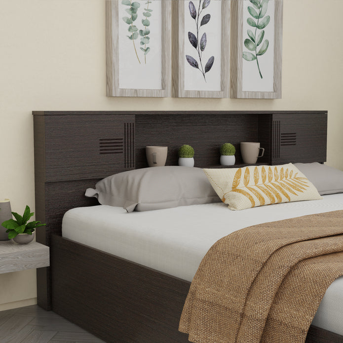 Graeae Solid Wood Headboard Bed