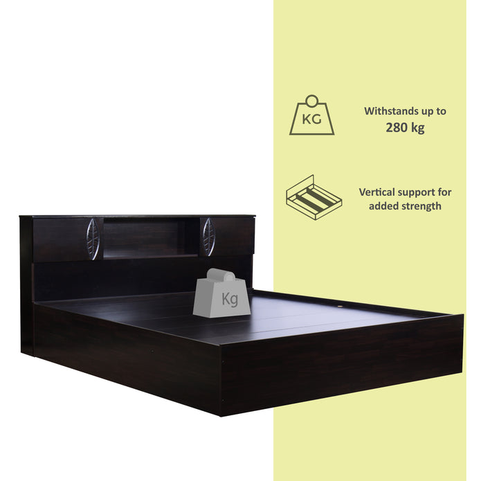 Idyia Solid Wood Headboard Bed