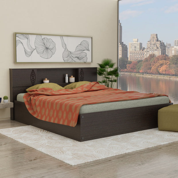 Idyia Solid Wood Headboard Bed