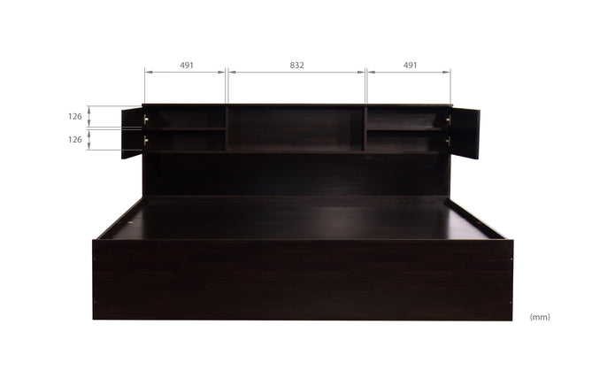 Idyia Solid Wood Headboard Bed