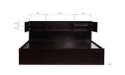 Idyia Solid Wood Headboard Bed