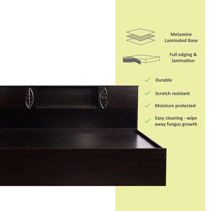 Idyia Solid Wood Headboard Bed