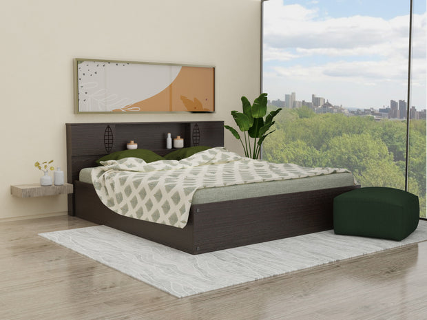 Kamira Solid Wood Headboard Bed