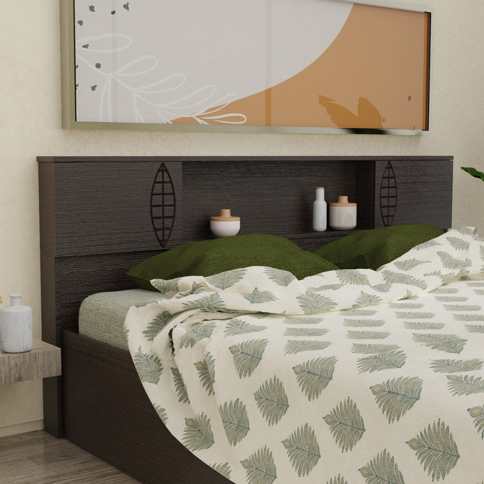 Kamira Solid Wood Headboard Bed