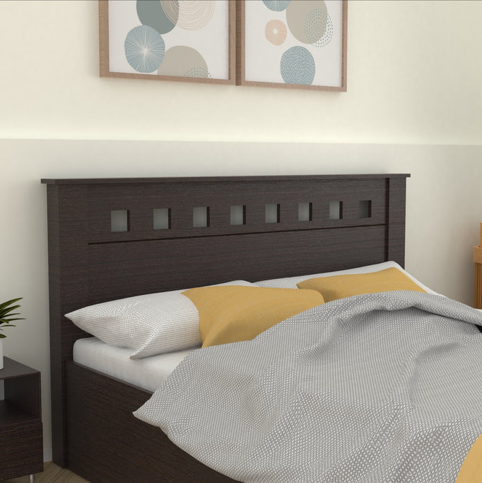 Erinnyes Solid Wood Headboard Bed