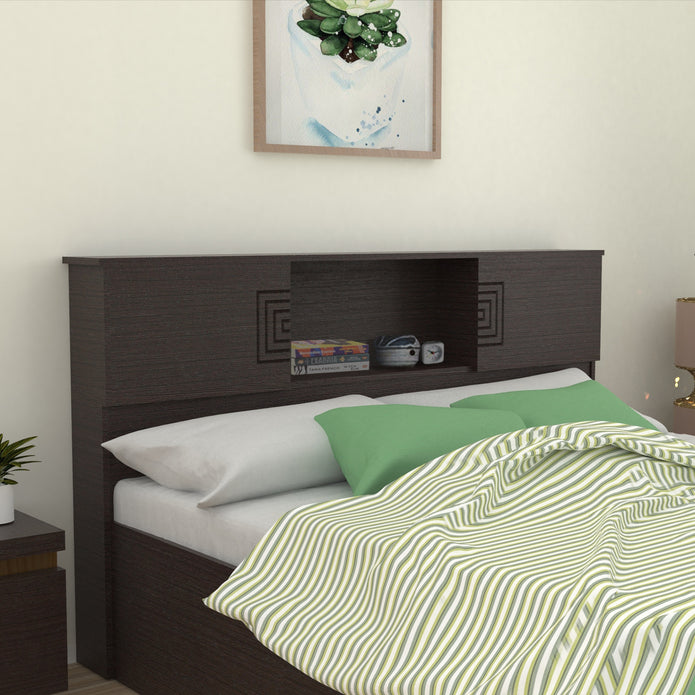 Aidos Solid Wood Headboard Bed