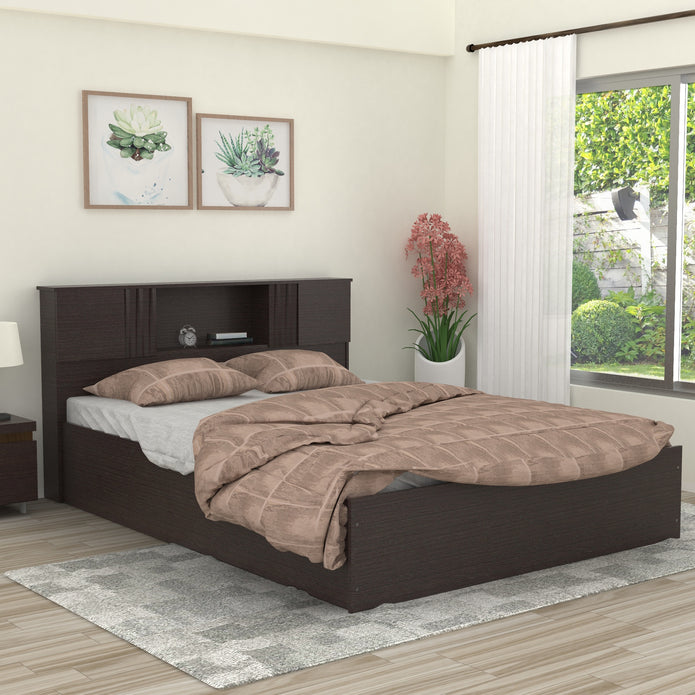 Aceso Solid Wood Headboard Bed